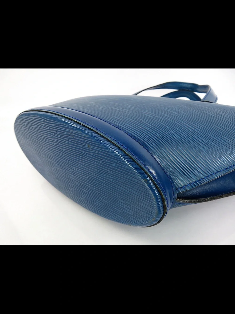 Louis Vuitton Blue Epi Leather Handbag